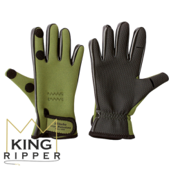 Rękawiczki Wędkarskie zielone Mikado KING RIPPER