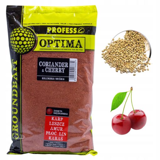 Zanęta Profess 1kg Optima Kolendra Wiśnia Zanęta na Ryby