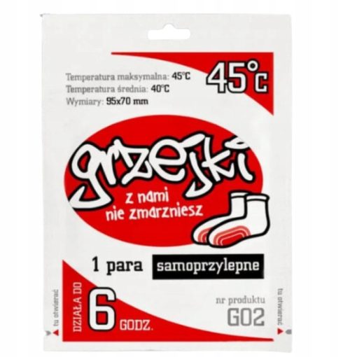 Ogrzewacz wędkarski do Stóp Nóg Grzejki 1 para (2 szt) Ogrzewacz na Ryby