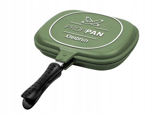 Patelnia Green ProfiPAN 22x28x7cm zielona Patelnia na Ryby Delphin