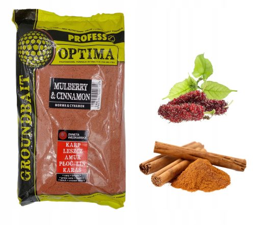 Zanęta Profess Optima Morwa Cynamon Zanęta 1Kg na Ryby Karpie
