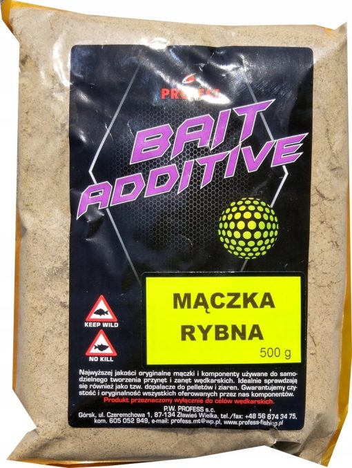Mączka Rybna dodatek do zanęt kulek na Ryby Profess 500g