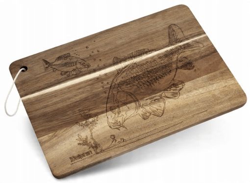 Deska do krojenia z karpiem akacjowa Delphin CarpBoard