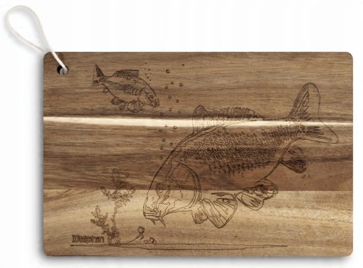 Deska do krojenia z karpiem akacjowa Delphin CarpBoard - obrazek 2