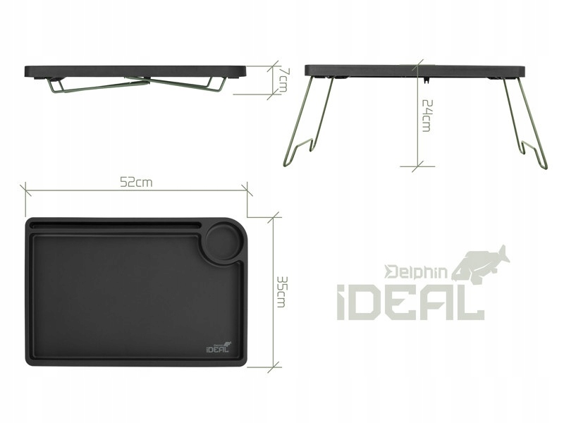 Składany stolik karpiowy Delphin iDEAL na Ryby - obrazek 7