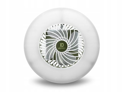 WENTYLATOR Z LAMPĄ DELPHIN VENTIX 4400 mAh pod Namiot na Ryby - obrazek 9