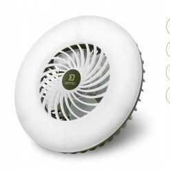 WENTYLATOR Z LAMPĄ DELPHIN VENTIX 4400 mAh pod Namiot na Ryby