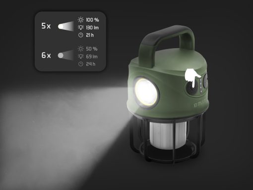 Latarka Lampa wielofunkcyjna na Ryby Delphin 450 lm LED - obrazek 8