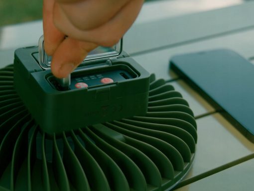 WENTYLATOR Z LAMPĄ DELPHIN VENTIX 4400 mAh pod Namiot na Ryby - obrazek 5