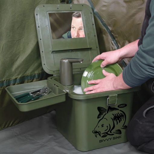 Umywalka turystyczna na wodę NGT Bivvy Sink 5-10 l - obrazek 4
