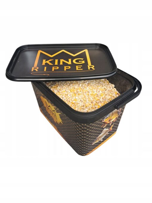 Kukurydza Miazga Łamana Kruszona Zanęta na Ryby Karpie 3kg Wiadro - obrazek 2